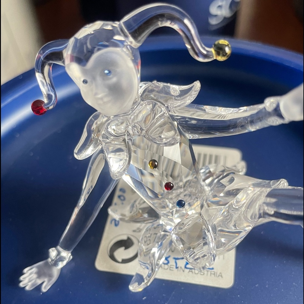 Swarovski jester figurine Mib Complete